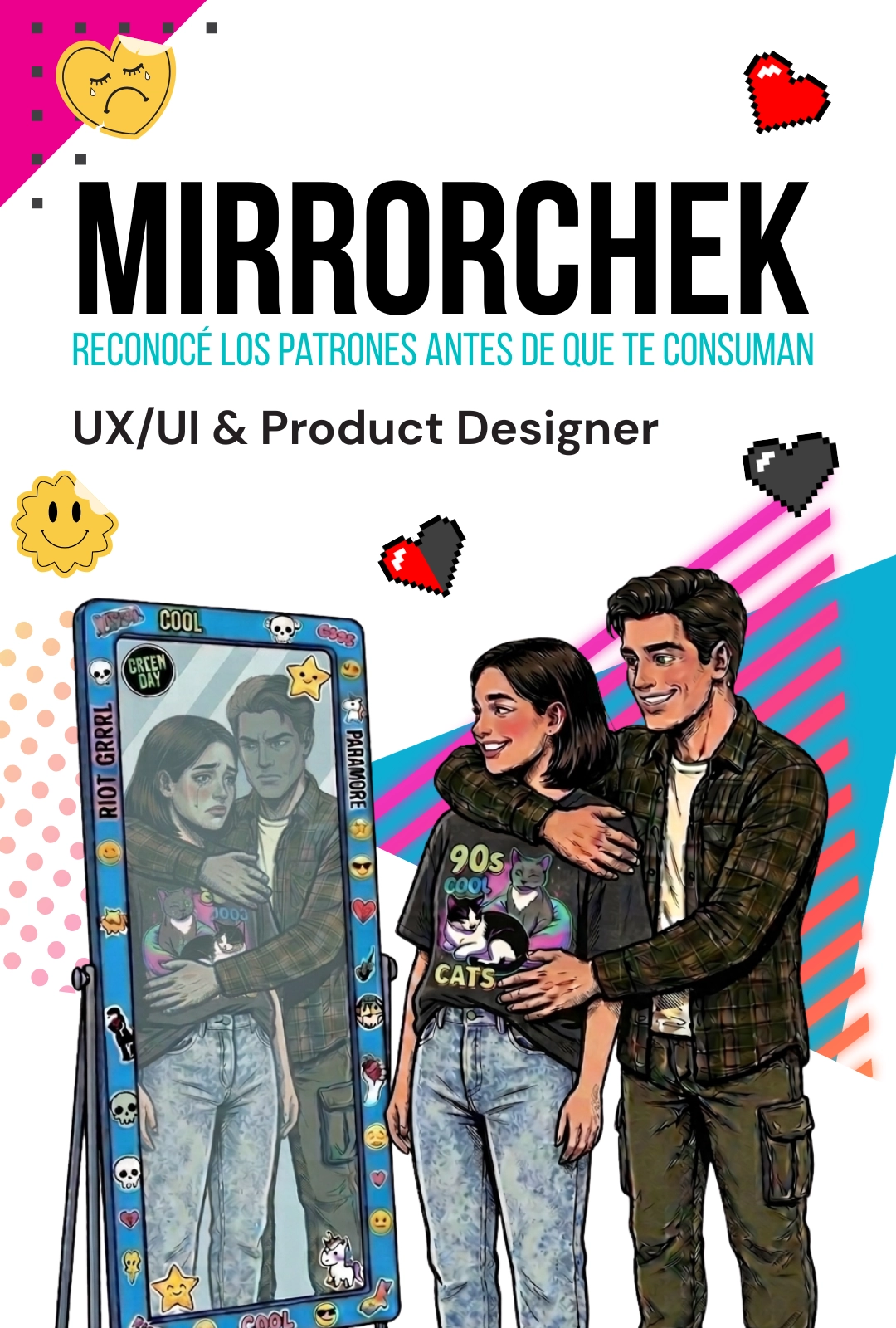 Mirrorcheck: Reconocé los patrones antes de que te consuman- Product manager & Diseño UX/UI